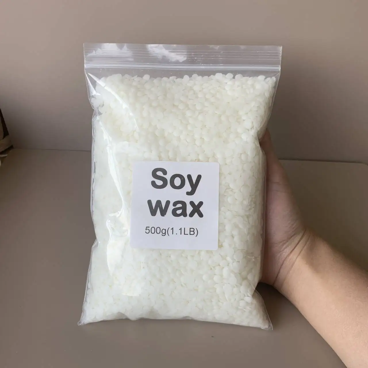 50g-1000g 100% natural Soy Wax Paraffin Material Pre-Soy Wax-Core natural soy wax blocks for homemade candles high quality 3
